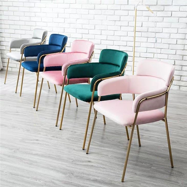 Hotel Dining Chair With Metal Legs