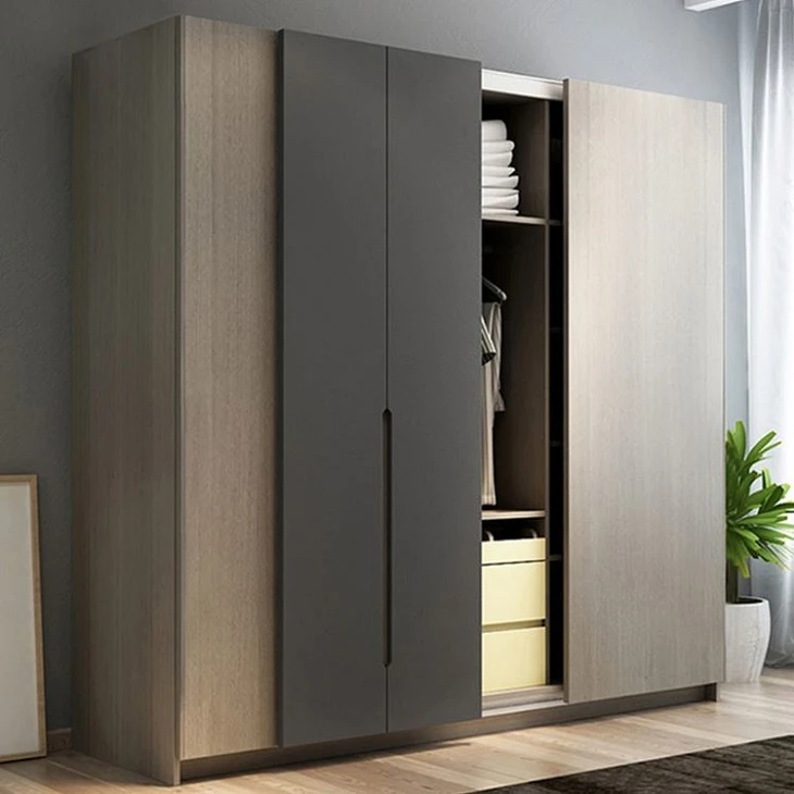 Ins Style Wood Wardrobe