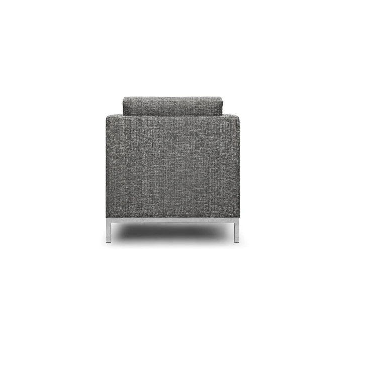 Traditional Grey Single Sofa
