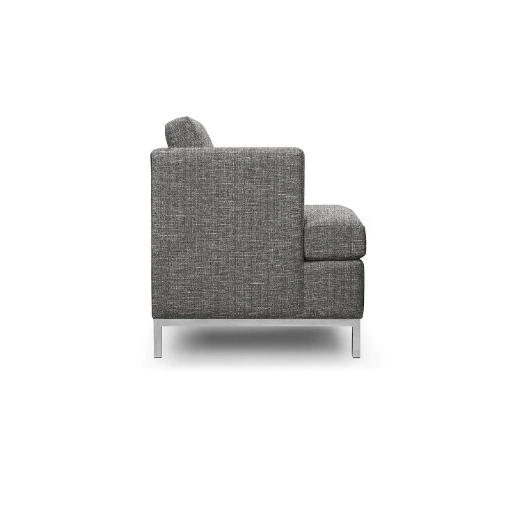 Traditional Grey Single Sofa