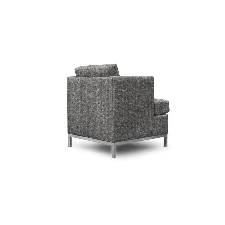 Traditional Grey Single Sofa